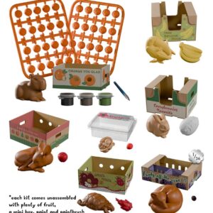 Fruit Box Stowaways DIY Craft Kit Blind Box Display (6)