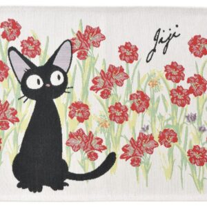 Kiki’s Delivery Service Cloth Lunch Napkin Jiji Red Flowers