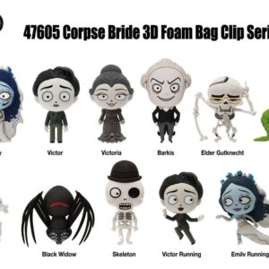 Corpse Bride 3D PVC Bag Clips Series 1 Blind Bag Display (24)