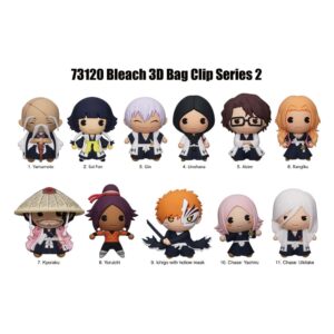 Bleach 3D PVC Bag Clips  Series 2 Display (24)