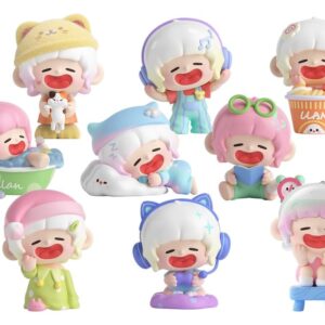Original Character Trading Figures Blind Box 8-Pack Lazy Home Diary 9 cm