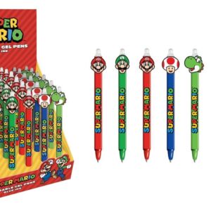 Super Mario Erasable Gel Pen Display (30)