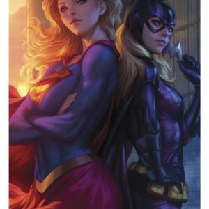 DC Comics Fine Art Print Supergirl & Batgirl 61 x 46 cm – unframed