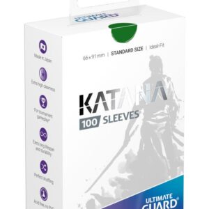 Ultimate Guard Katana Sleeves Standard Size (100) – Green