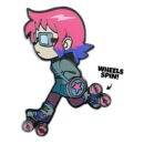 Scott Pilgrimi rinnamärk „Ramona uisutamas“, 5 cm